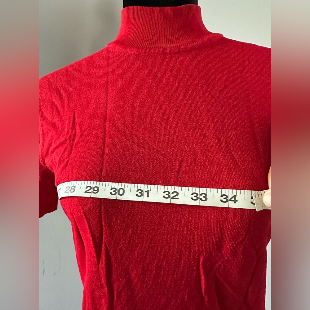 Kasper Vibrant Red Short Sleeve Top - Picture 5 of 7